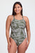 Caroline Swim Onesie - Tango