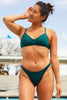 Lisa Bikini Top - Peacock - Peacock / XS