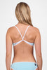 Jocelyn Bikini Top - Huckleberry Contrast - Huckleberry & White / S