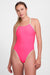 Perry Swim Onesie - Hot Pink Contrast