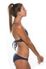 Triangle Bikini Top - Navy - L / Navy