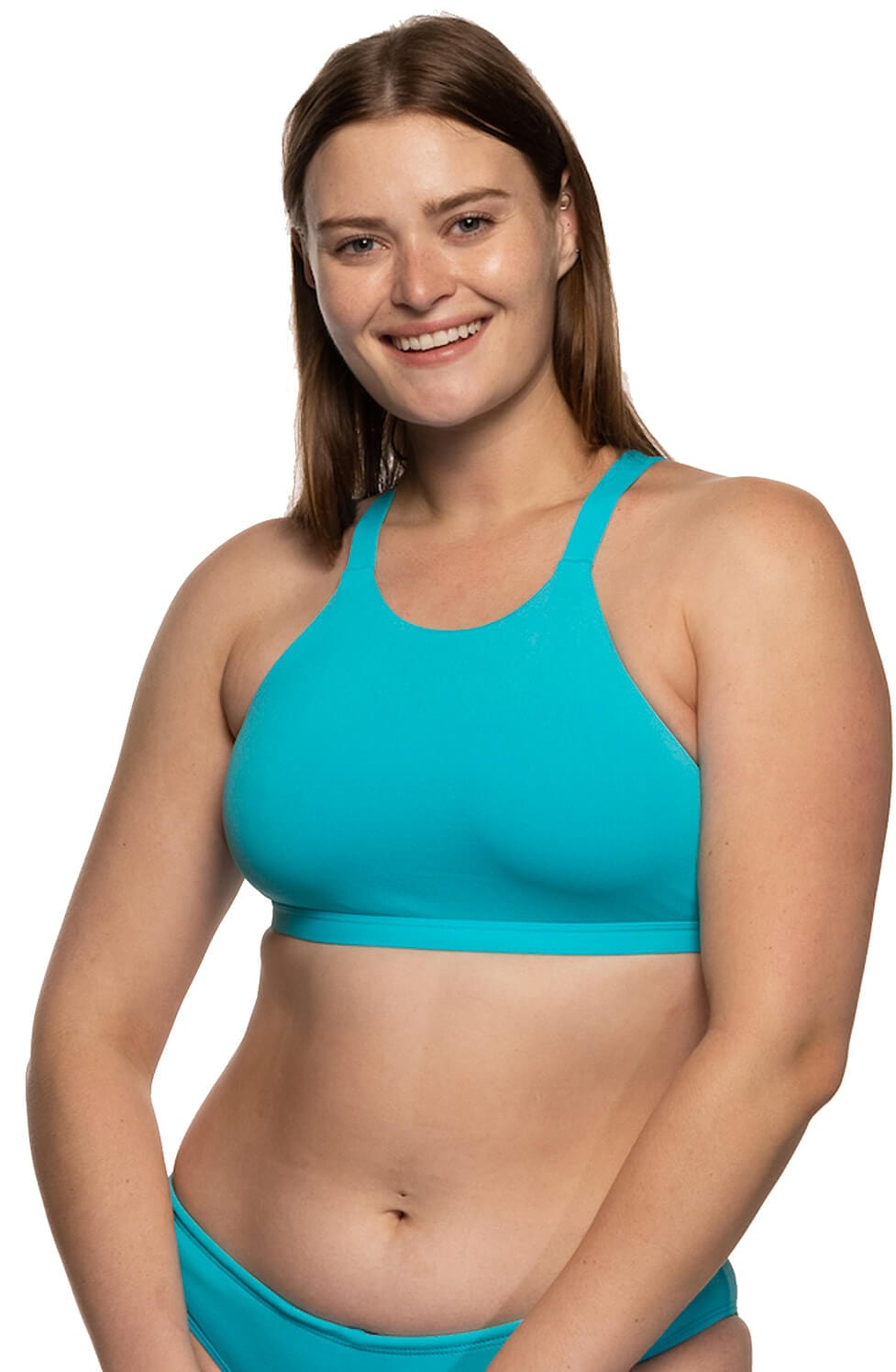 Kaylee Bikini Top Einfarbig - Scharf